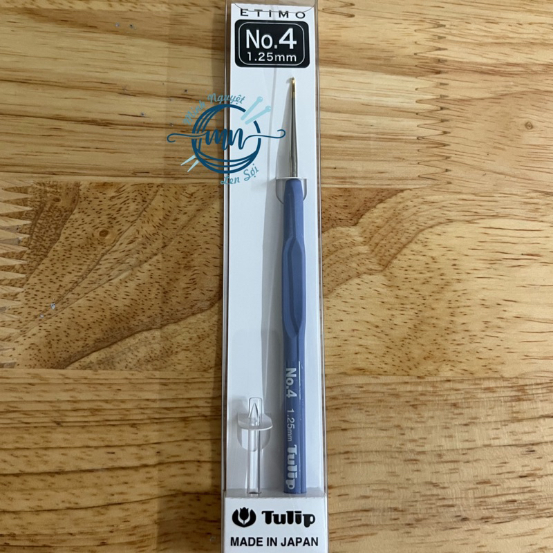 Kim móc Tulip Etimo Steel Crochet Hook - Kim Tulip xanh