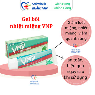 VNP NHIỆT MIỆNG - 10gram - kem bôi hỗ trợ nhiệt miệng