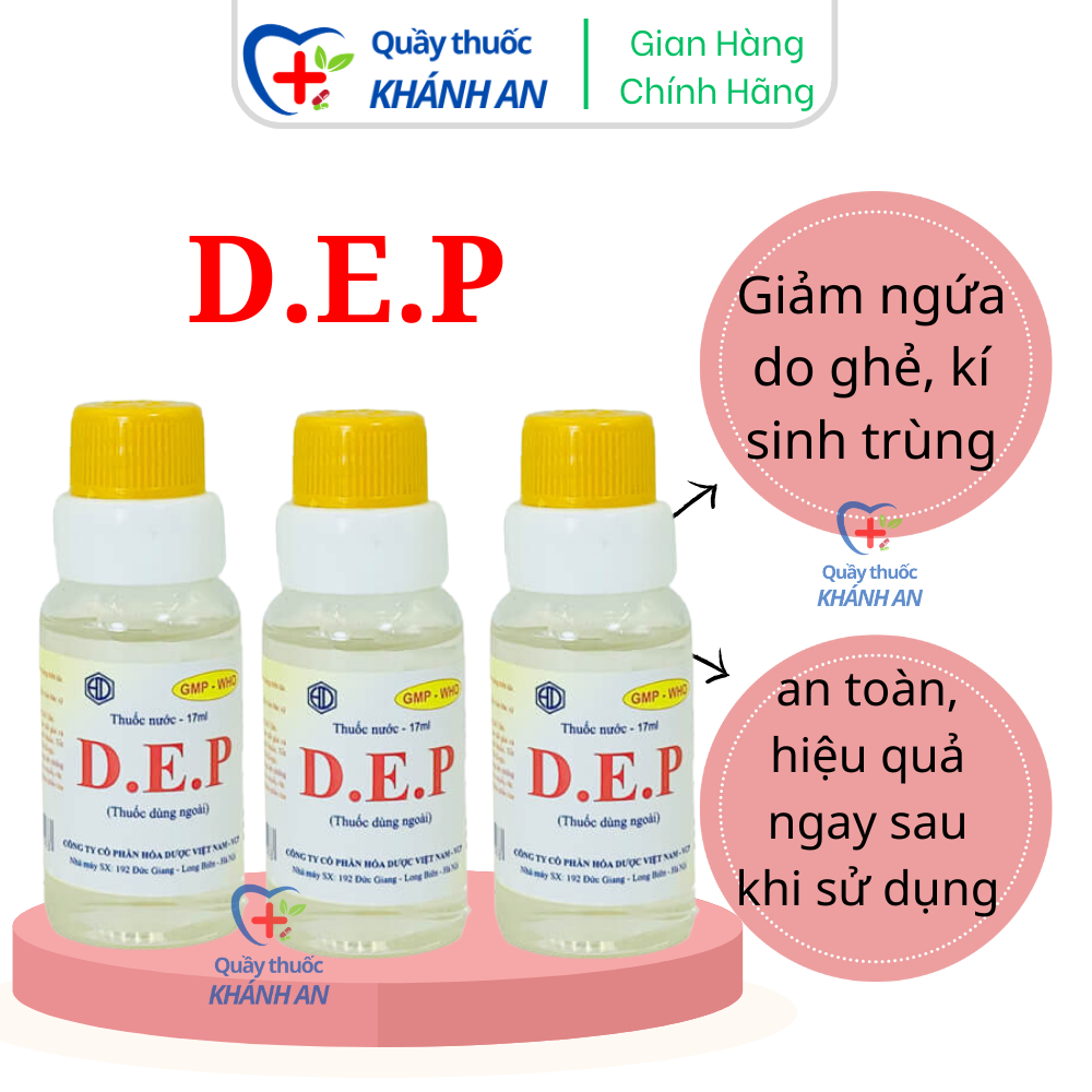 D.e.p bôi ghẻ