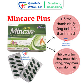Viên uống nhiệt miệng Mincare plus hộp 60 viên
