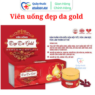 Viên uống colagen nhau thai cừu sâm tố nữ Viên uống đẹp da Gold