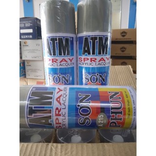 Sơn xịt ATM mã mầu A215 ( GREY) ( XÁM)