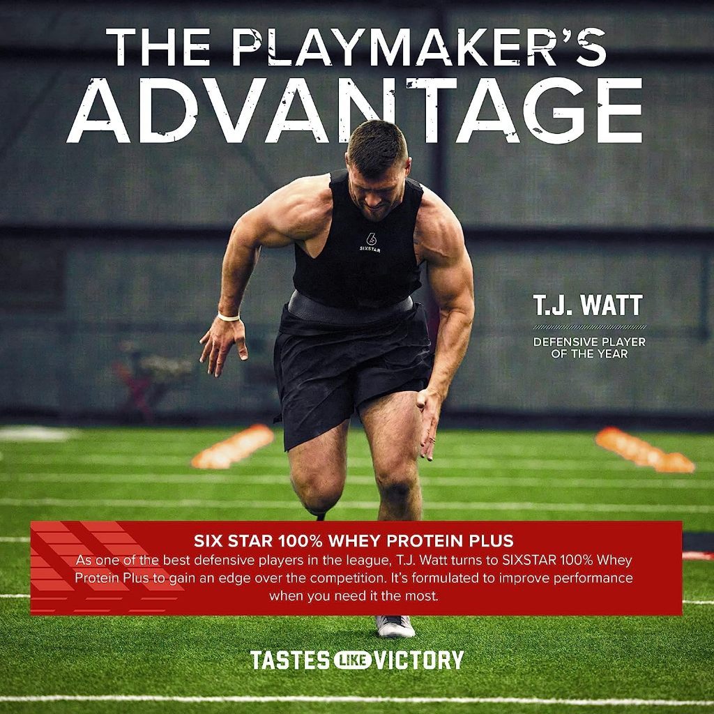 Whey Protein Plus bổ sung Vitamin C+ Kẽm ''Six Star'' hương vị tuyệt hảo : 830g