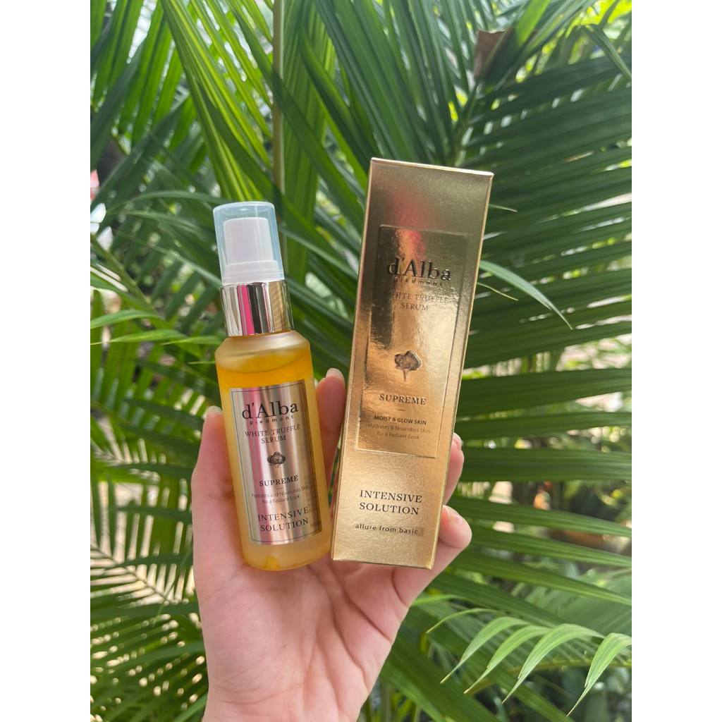 Serum xịt khoáng D'ALBA WHITE TRUFFLE SERUM SUPREME INTENSIVE SOLUTION