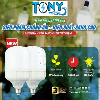 Đèn led trụ mpe lbd3 chống nước chống ẩm siêu sáng
