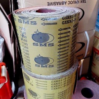 Giấy nhám cuộn K51 ( 45 MÉT = CUỘN) loại 10cm, 15cm , 20cm - Giấy ráp vải cứng chà gỗ, tường, mài kim loại, nhựa