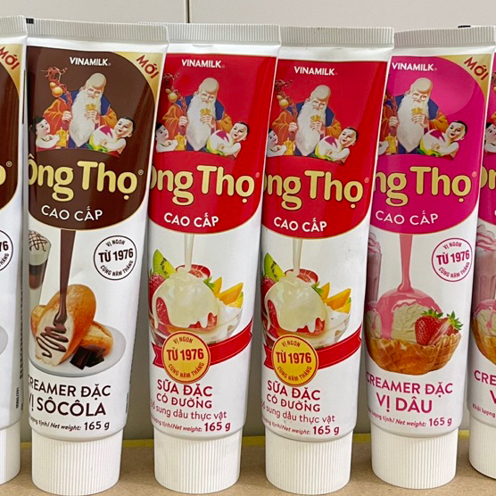 SỮA ĐẶC ÔNG THỌ DẠNG TUÝP 165G - SIÊU TIỆN LỢI