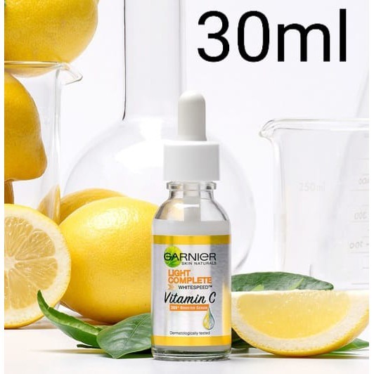 Dưỡng chất ban ngày làm sáng da  Garnier Bright Comple Booster Serum 30ml