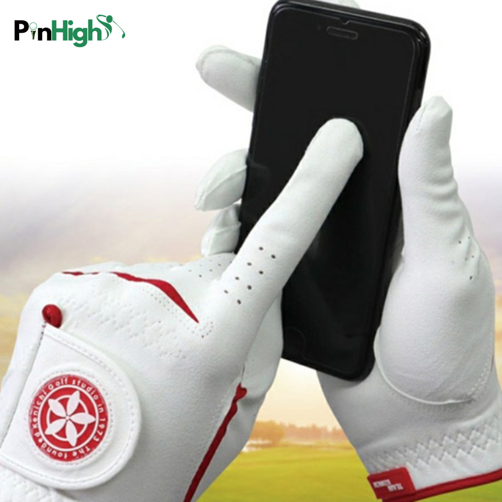 Găng Tay Vải Golf Kenichi, bao tay golf chống trượt, thoát mồ hôi, chất vải nho mềm mại ôm tay Pinhigh