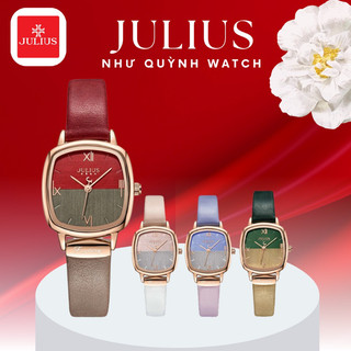Đồng hồ nữ ja-1240c julius hàn quốc dây da 4 màu