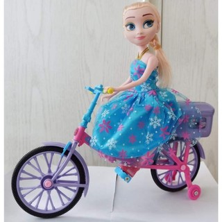 Đồ chơi elsa chạy xe đạp hát nhạc