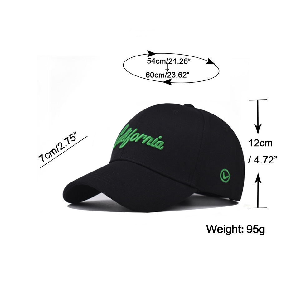 Mũ Lưỡi Trai Nón Kết Thêu Chữ California Thời Trang Unisex Đi Học Đi Chơi Chất Liệu Vải Kaki Thoáng Khí - SOLILA STORE