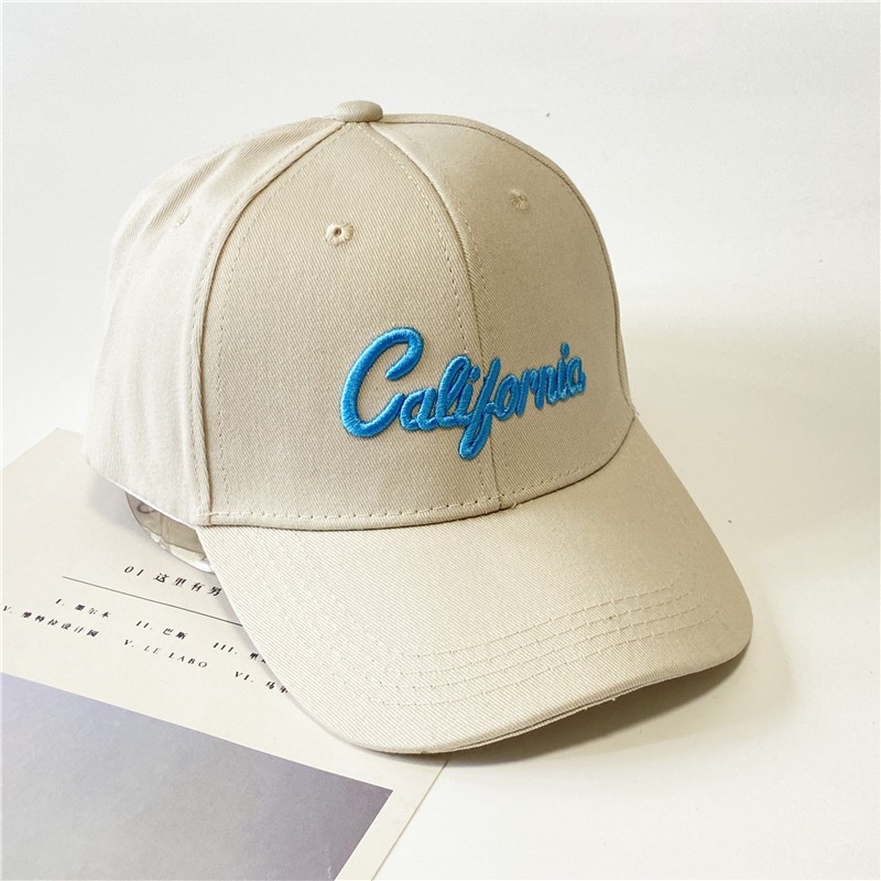 Mũ Lưỡi Trai Nón Kết Thêu Chữ California Thời Trang Unisex Đi Học Đi Chơi Chất Liệu Vải Kaki Thoáng Khí - SOLILA STORE