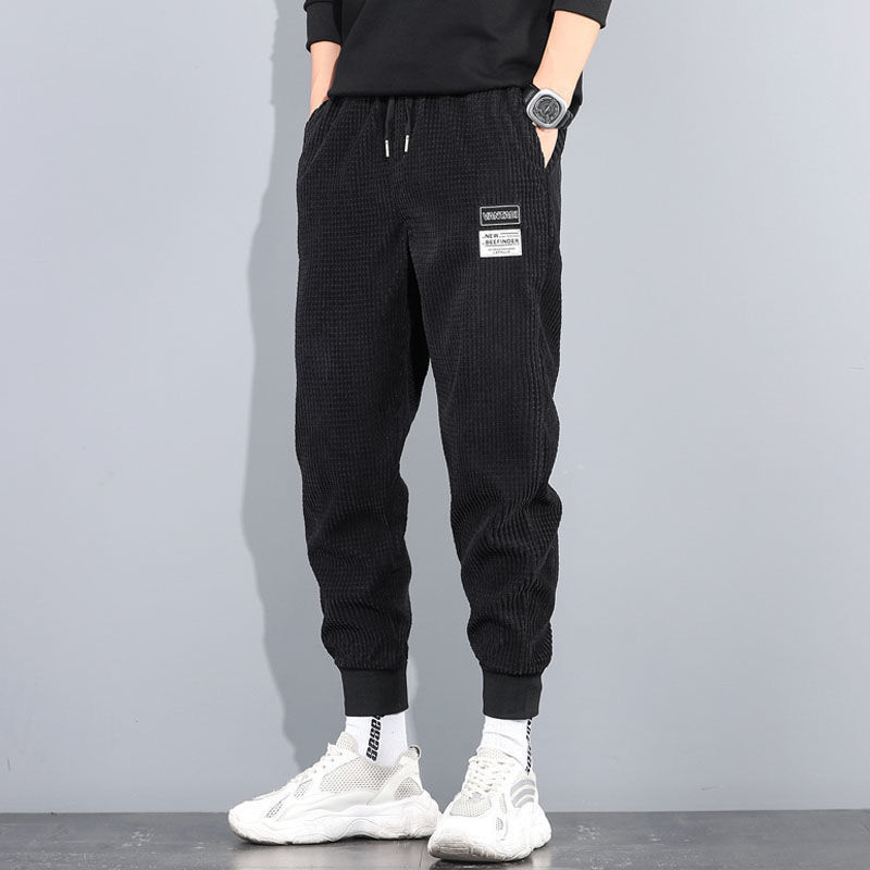 Quần jogger nhung tăm thể thao co giãn 4 chiều trẻ trung năng động