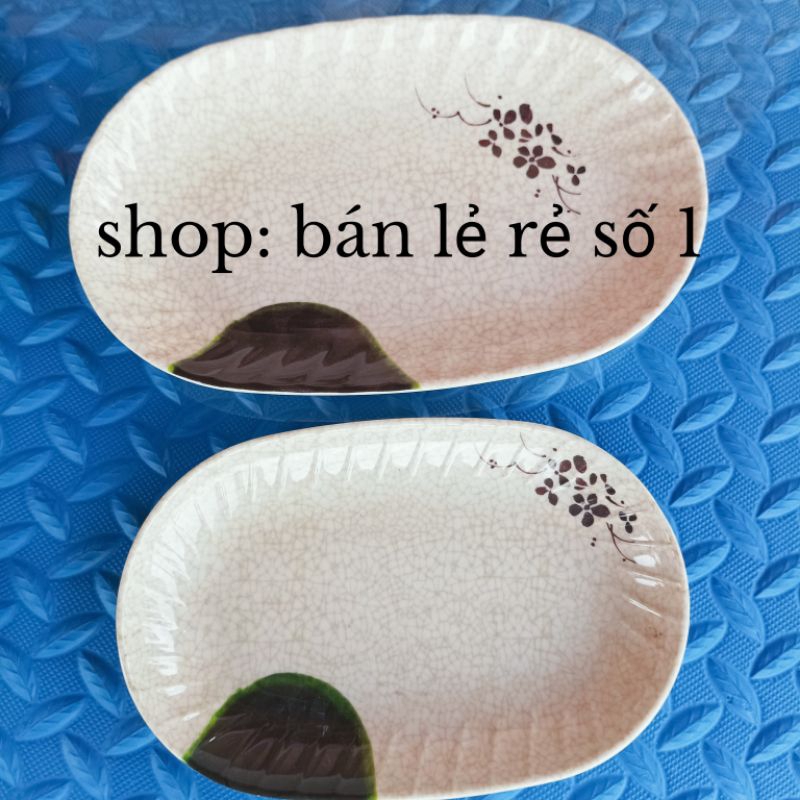 Đĩa phíp marimmell cao cấp hình bầu dục lòng sâu