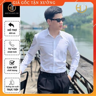  SƠ MI NẸP CÚC TRƠN UNISEX FORM HÀN THIẾT KẾ HTMEN 10 MÀU 
