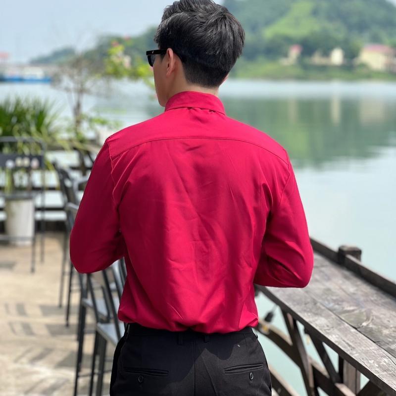SƠ MI DẤU CÚC TRƠN UNISEX FORM HÀN THIẾT KẾ HTMEN 10 MÀU