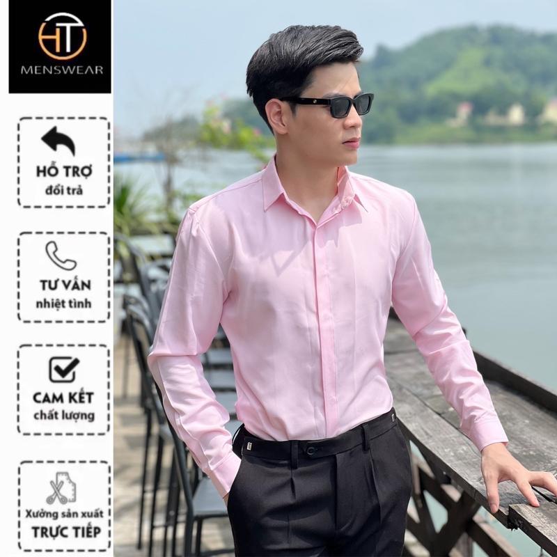 SƠ MI DẤU CÚC TRƠN UNISEX FORM HÀN THIẾT KẾ HTMEN 10 MÀU