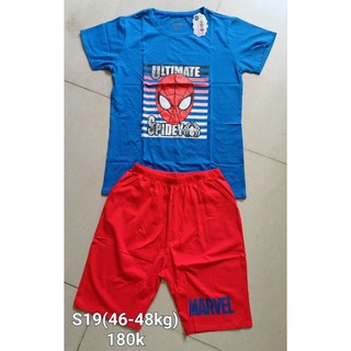 Bộ cotton nhện Samkids size 16-20(40-55kg)