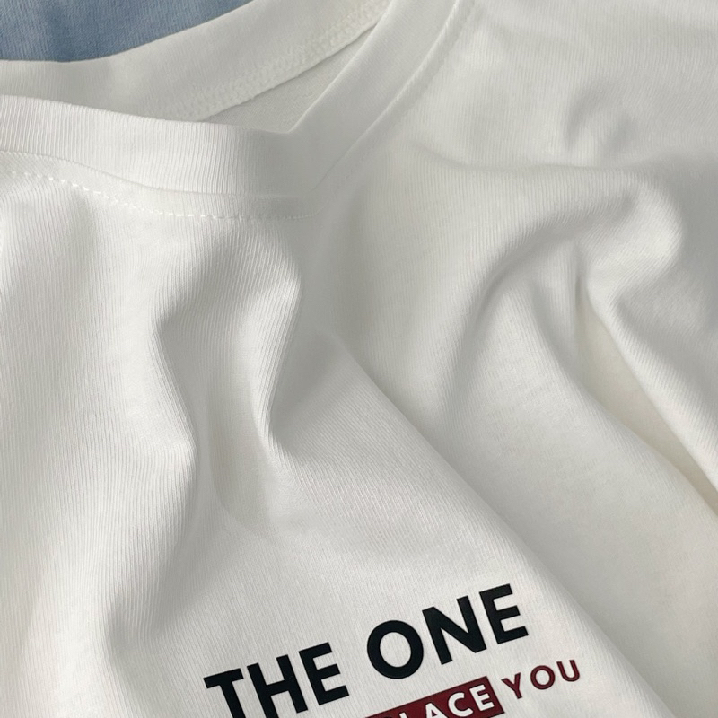 Áo thun 3158 chất cotton khô thoáng mát, form rộng tay lỡ THE ONE freesize < 60kg