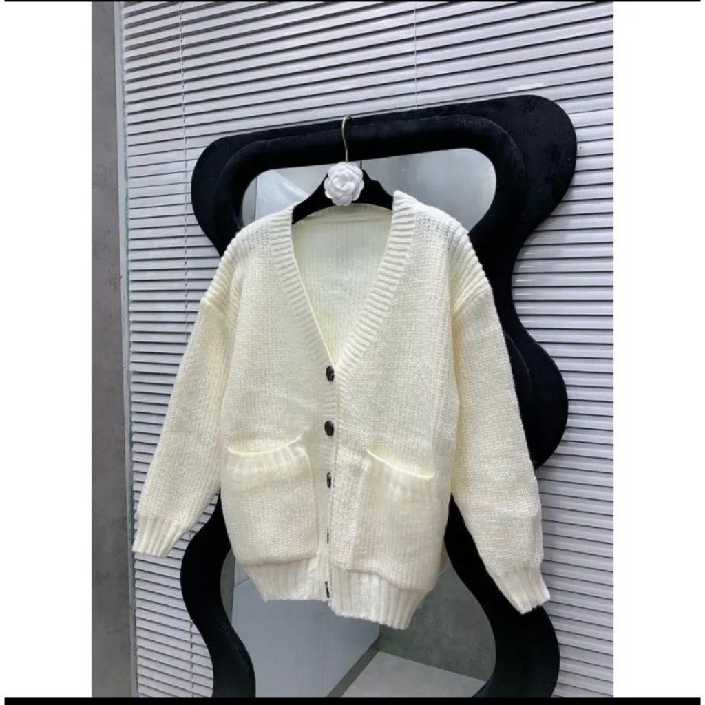 Áo Cadigan Len Trơn