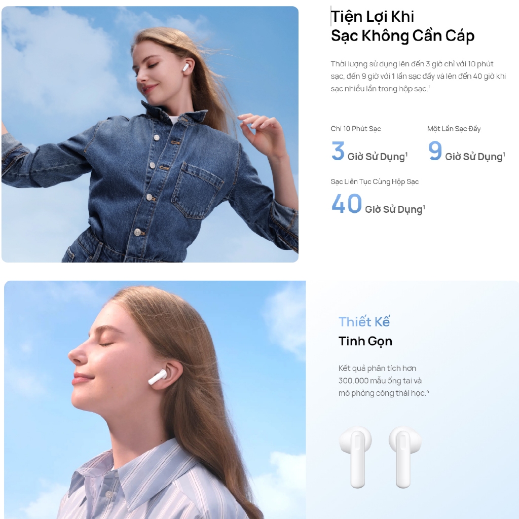 Tai nghe Buetooth 5.3 Huawei Freebuds SE 2 - Hàng chính hãng