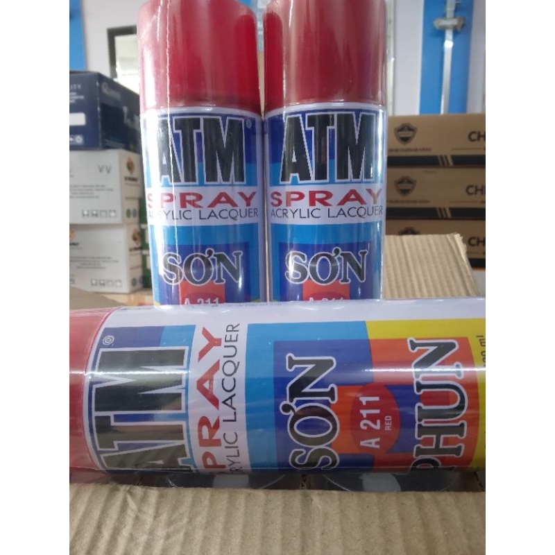 Sơn xịt ATM mã mầu A211( RED) (ĐỎ)