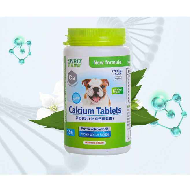 Viên SPIRIT bổ sung Canxi,Dưỡng lông,Vitamin,Khoáng cho chó