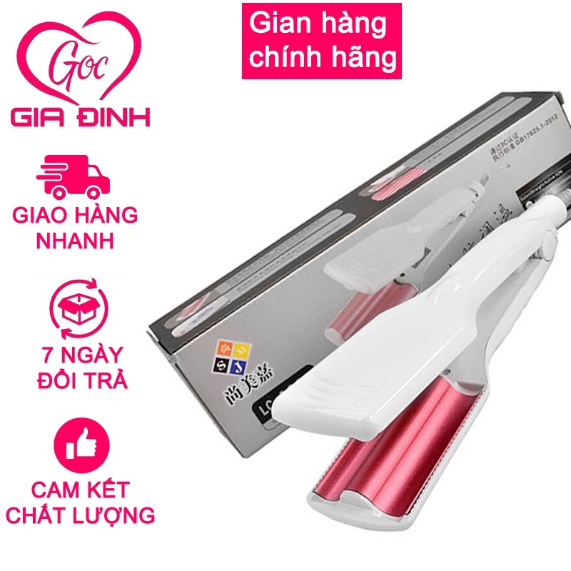 Máy uốn tóc xoăn, bấm sóng tạo kiểu sóng nước Hàn quốc LC1029 video ảnh thật 100% bảo hành 6 tháng