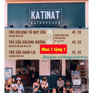 Toàn Quốc [E-voucher] Chương trình mua 1 Tặng 1 tại KATINAT Saigon Kafe