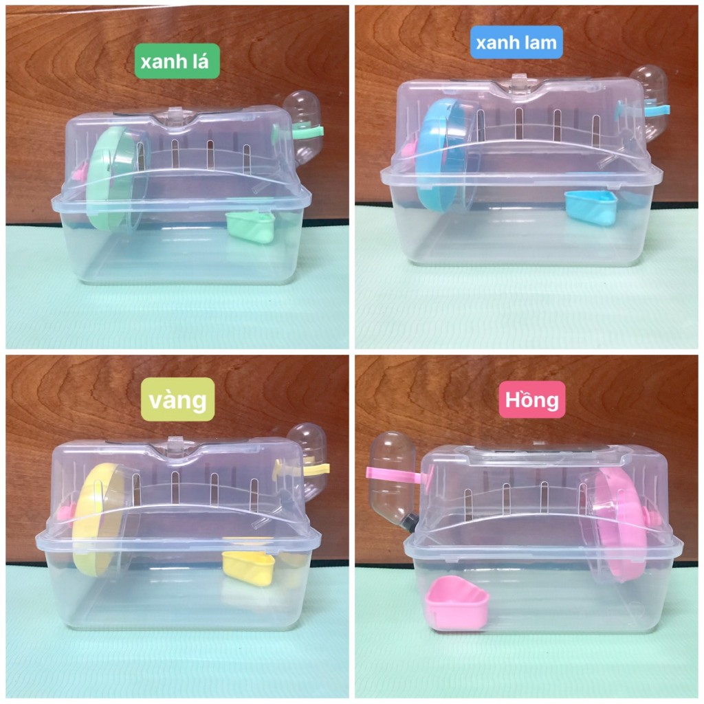 Lồng mini hamster trong suốt
