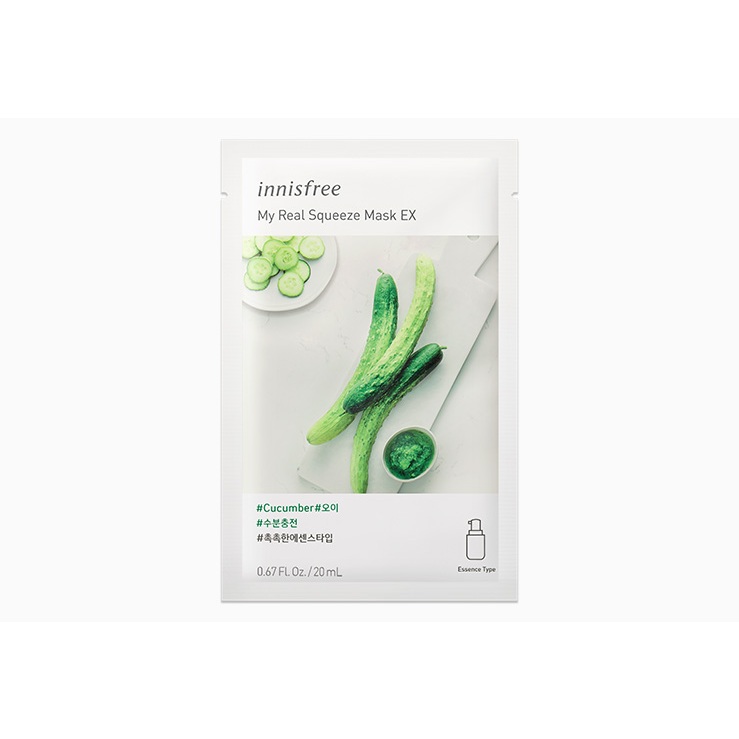 Mặt Nạ Giấy Chiết Xuất Từ Thiên Nhiên Innisfree
