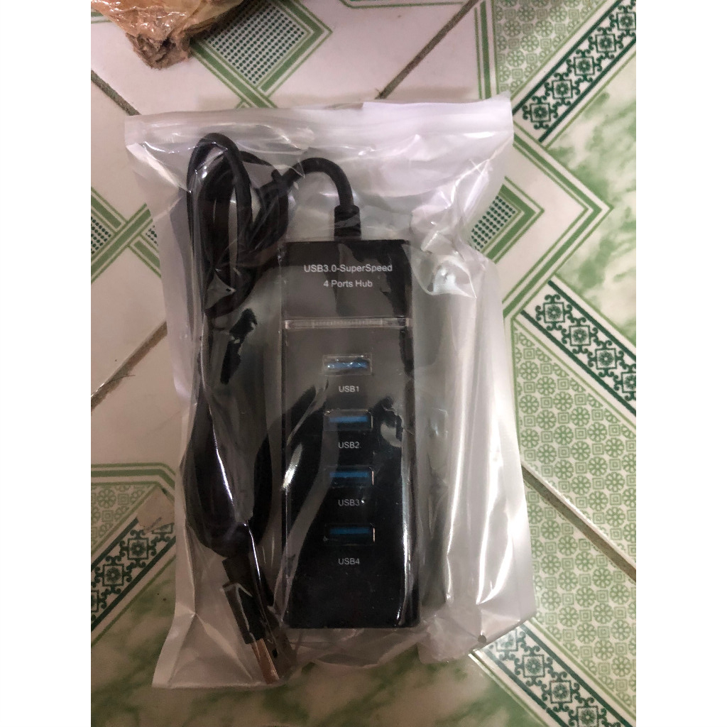 Bộ chia USB 3.0, HUB USB dây dài 0.3 mét, 1.2 mét có đèn LED