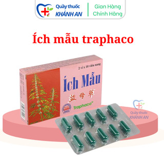 ÍCH MẪU VIÊN TRAPHACO giúp bổ huyết , điều kinh, giảm kinh nguyệt không đều, đau bụng kinh, rối loạn kinh nguyệt IMV