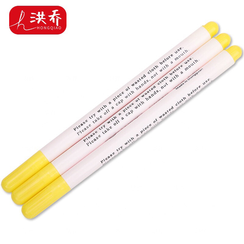 Bút vẽ vải bút vẽ chữ thập tan trong nước tự bay màu