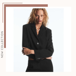 Áo blazer dáng croptop bấm cúc hàng xuất xịn xuất dư Zara