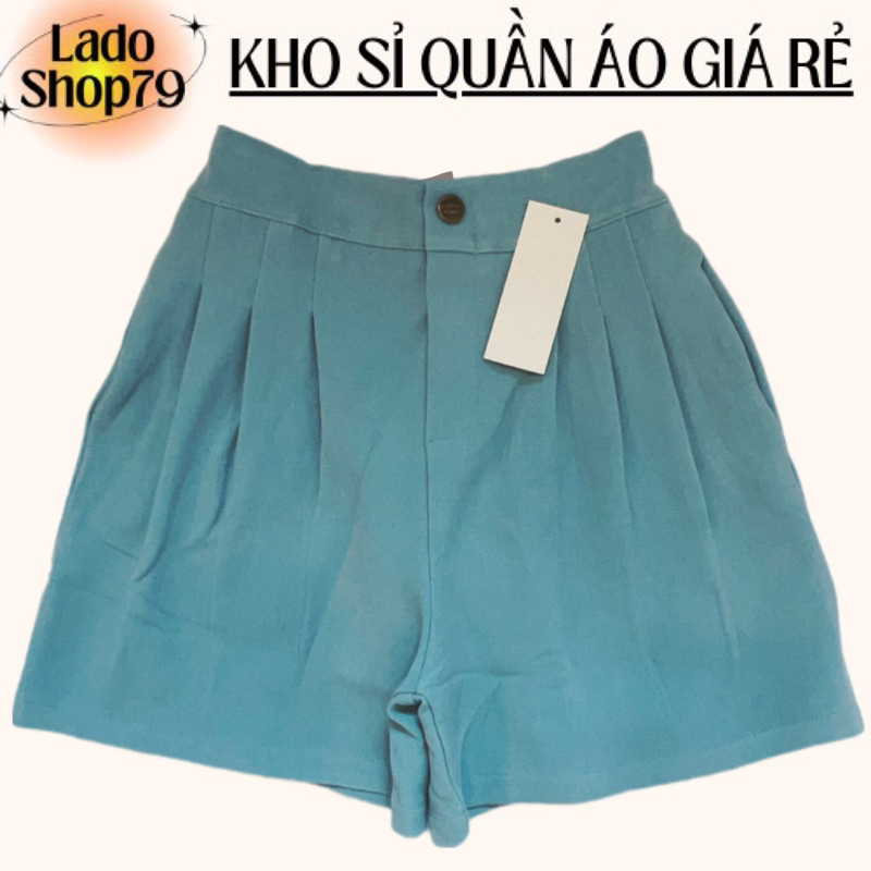 Quần nữ vải cotton dày dặn nhiều màu chất đẹp