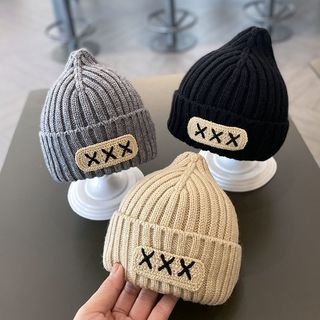 Nón mũ len chóp nhọn họa tiết xxx cho bé trai bé gái từ 0-3 tuổi