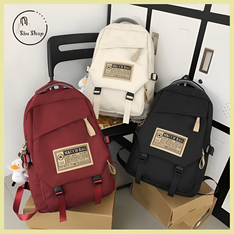 Balo Đi Học Nam Nữ  Balo đựng Laptop 15.6inch Chống Nước phong cách Hàn Quốc- HÀNG CÓ SẴN