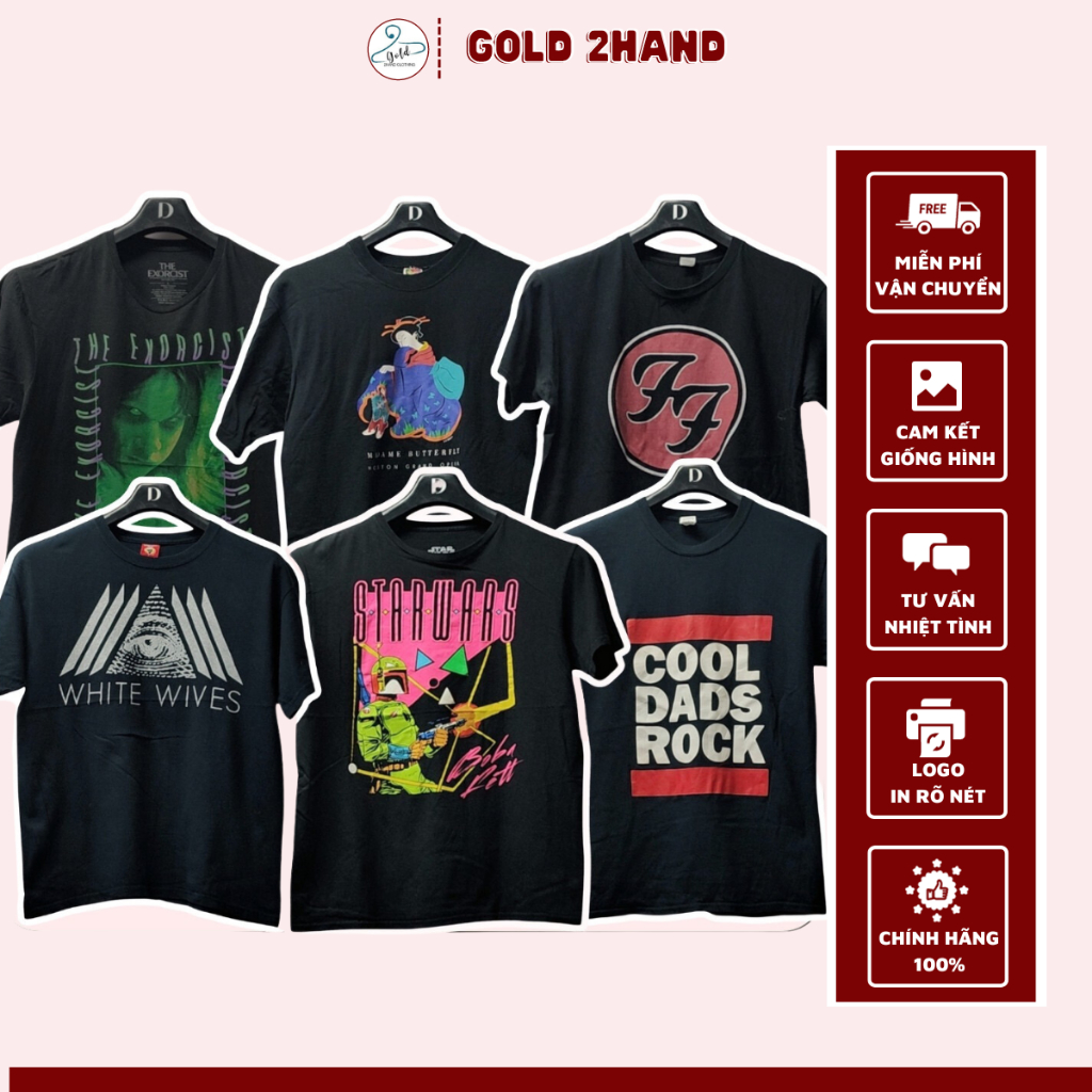 Áo thun 2hand cotton thoáng mát dày dặn, Áo thun 2hand Mỹ cond 9