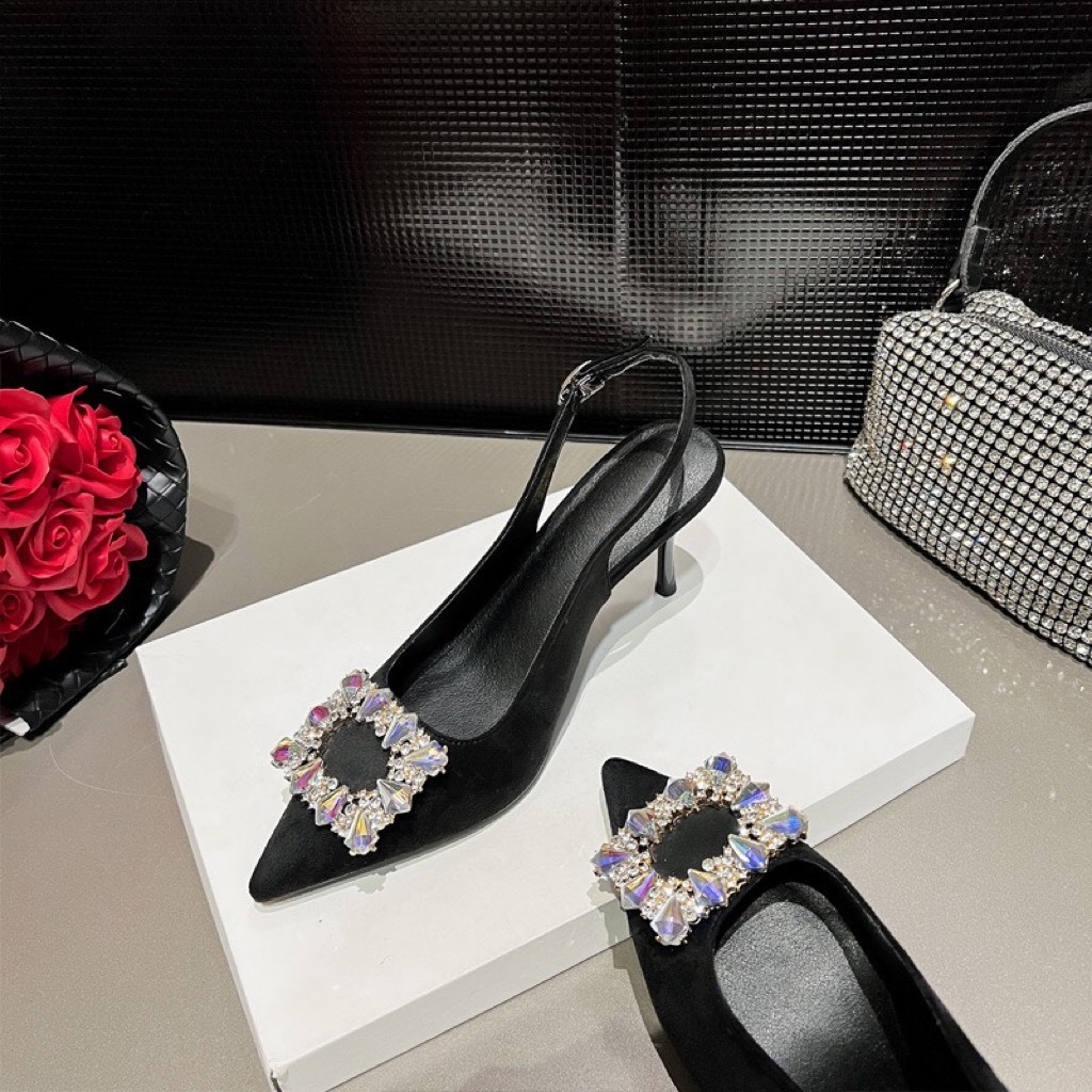 SLINGBACK da lộn đính đá - 1092