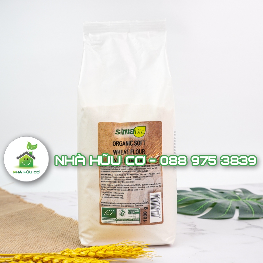 SIMA BIO - Bột mì nguyên cám/đa dụng/bột làm bánh mì hữu cơ SIMA BIO - Date: 11/2024 - Nhà hữu cơ