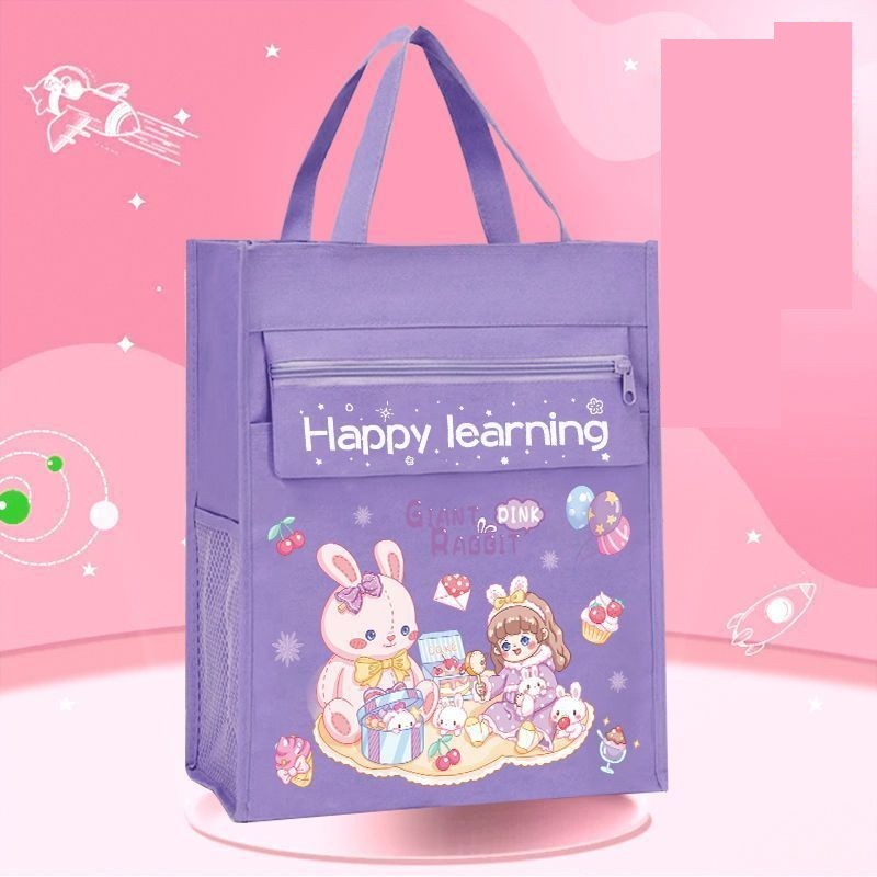 Túi đựng sách vở học thêm hoạ tiết hoạt hình , túi đi học thêm cho bé hoạ tiết Phi hành gia