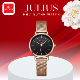 Đồng hồ nữ ja-1164ld julius hàn quốc dây thép