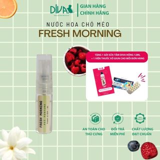 Nước hoa cao cấp dành cho thú cưng diva - fresh morning 3ml