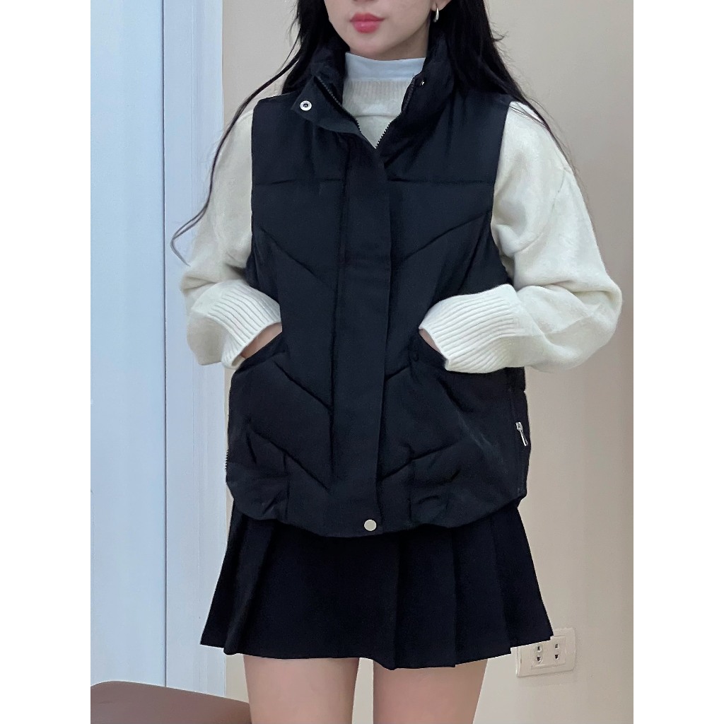 Áo phao gile có túi phong cách Hàn Quốc - 247store.vn - GILEPHAO8517