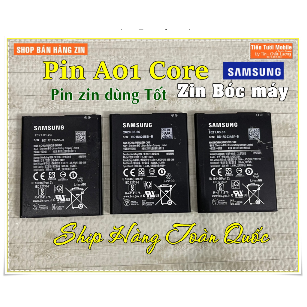 Pin A01 Core Sam Sung
