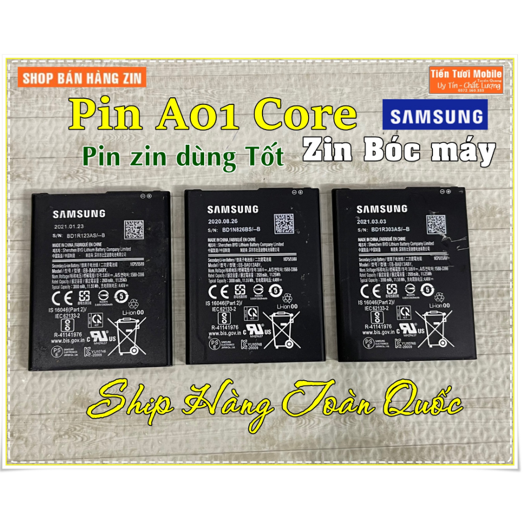 Pin A01 Core Sam Sung
