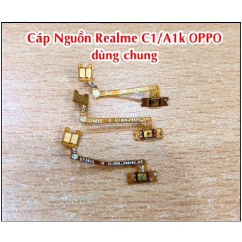 Cáp Nguồn ,Volum Realme C2/A1k dùng chung