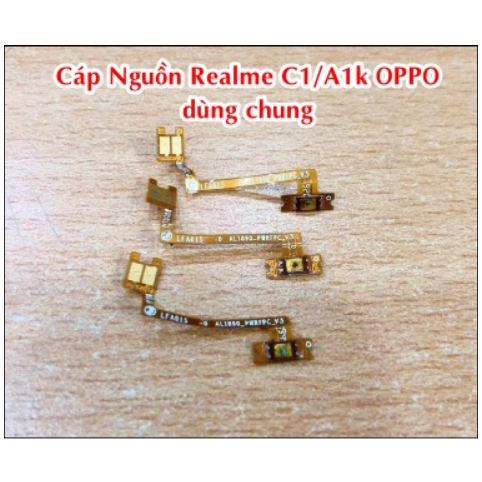 Cáp Nguồn ,Volum Realme C2/A1k dùng chung